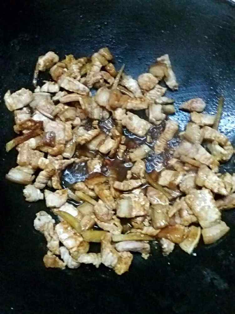 大葱炒猪肉步骤4