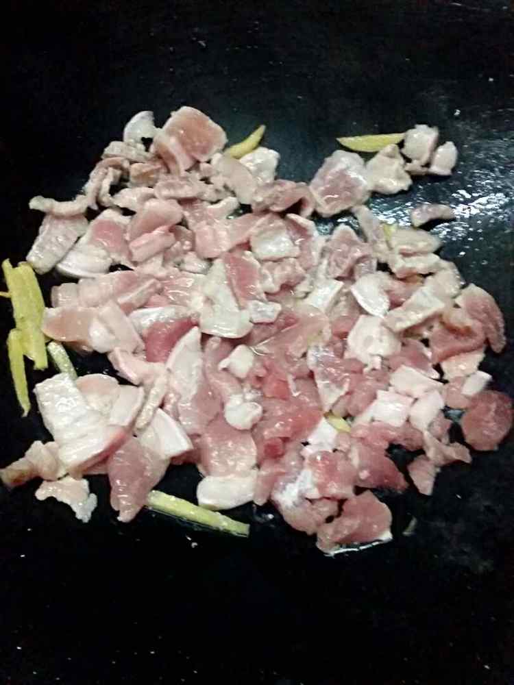 大葱炒猪肉步骤3