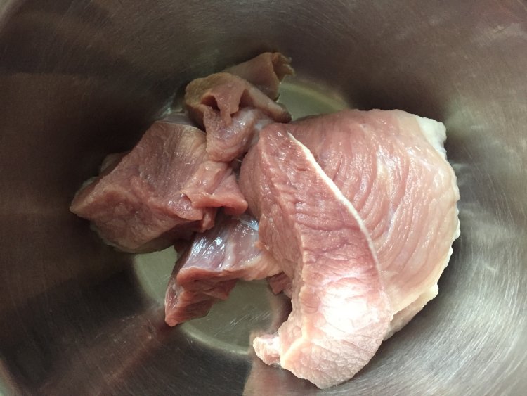 面包机版肉松步骤1