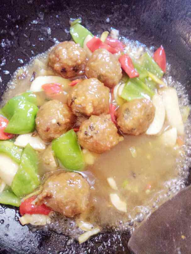 红烧手工肉丸步骤9