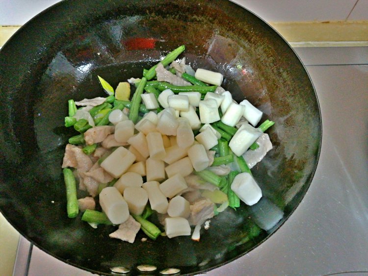 豆角山药炖肉步骤6