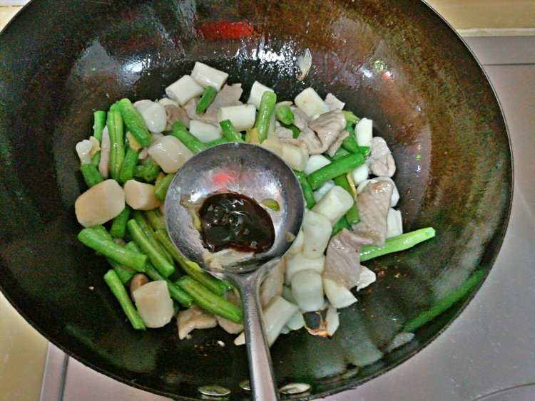 豆角山药炖肉步骤7