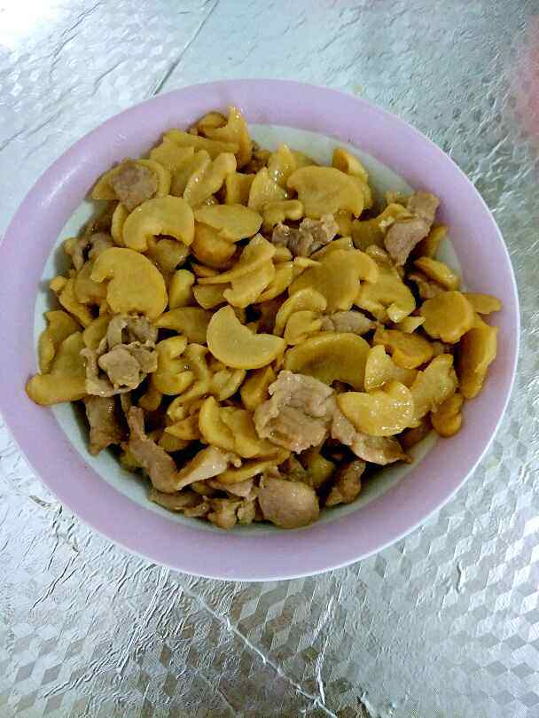 萝卜干炒猪肉步骤7