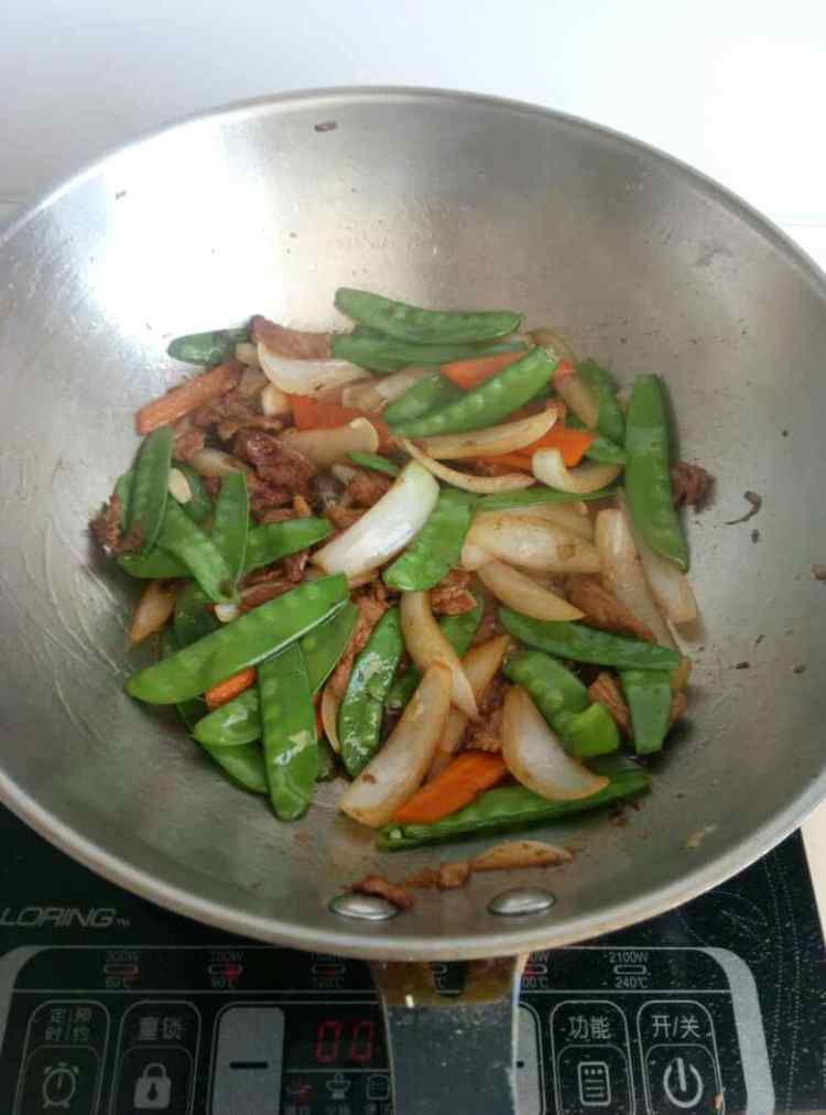 小炒荷兰豆步骤8