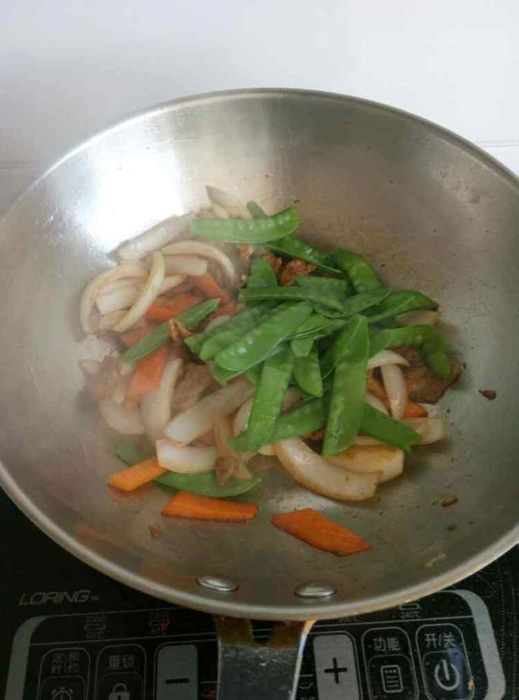 小炒荷兰豆步骤7