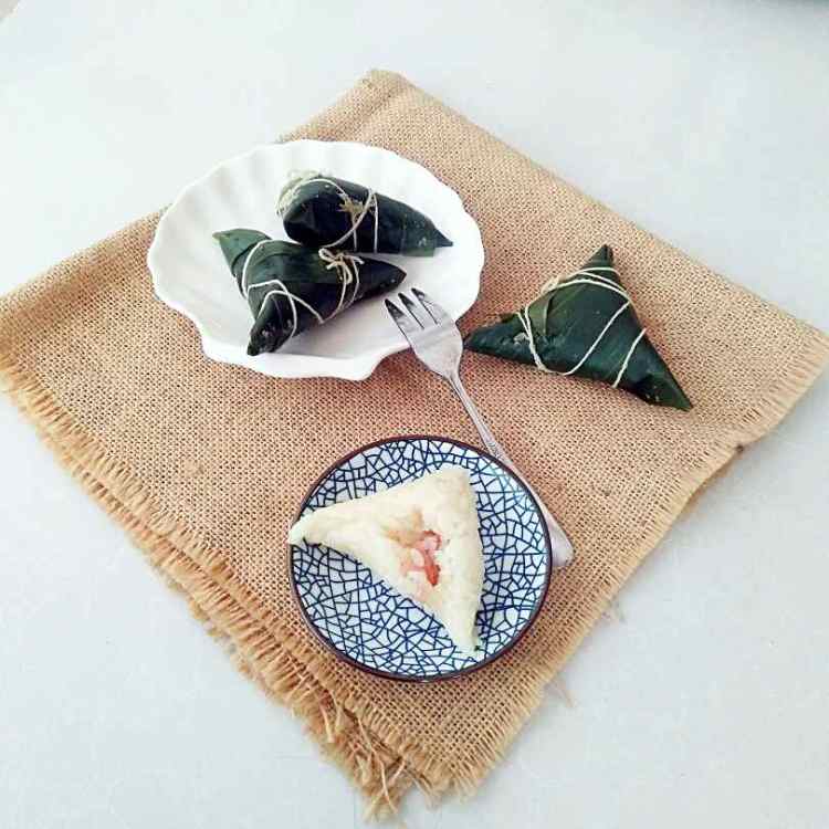 鲜肉白粽子步骤15
