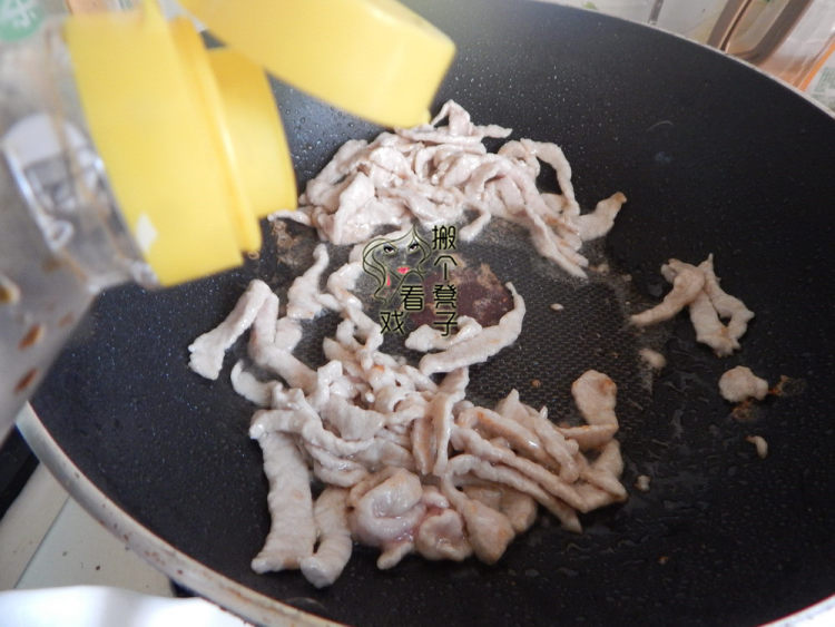 笋尖炒肉步骤5