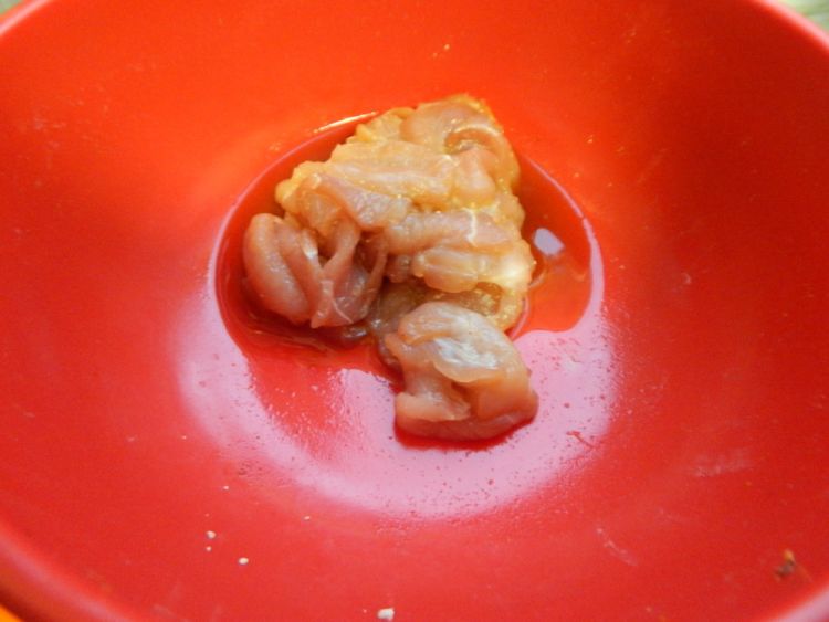 鲜露花菜炒肉步骤3