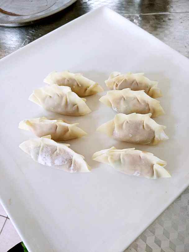 蒸葱饺子步骤7