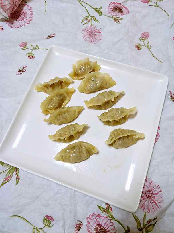 蒸葱饺子步骤9