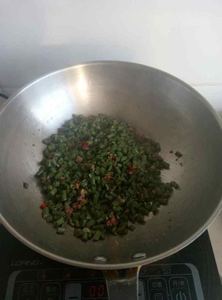豇豆炒肉沫步骤8