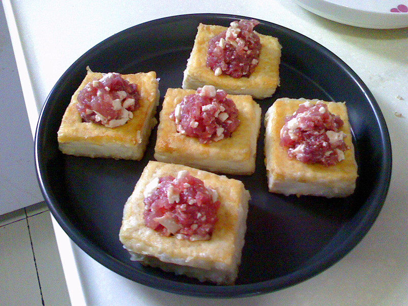 蒸酿豆腐步骤5