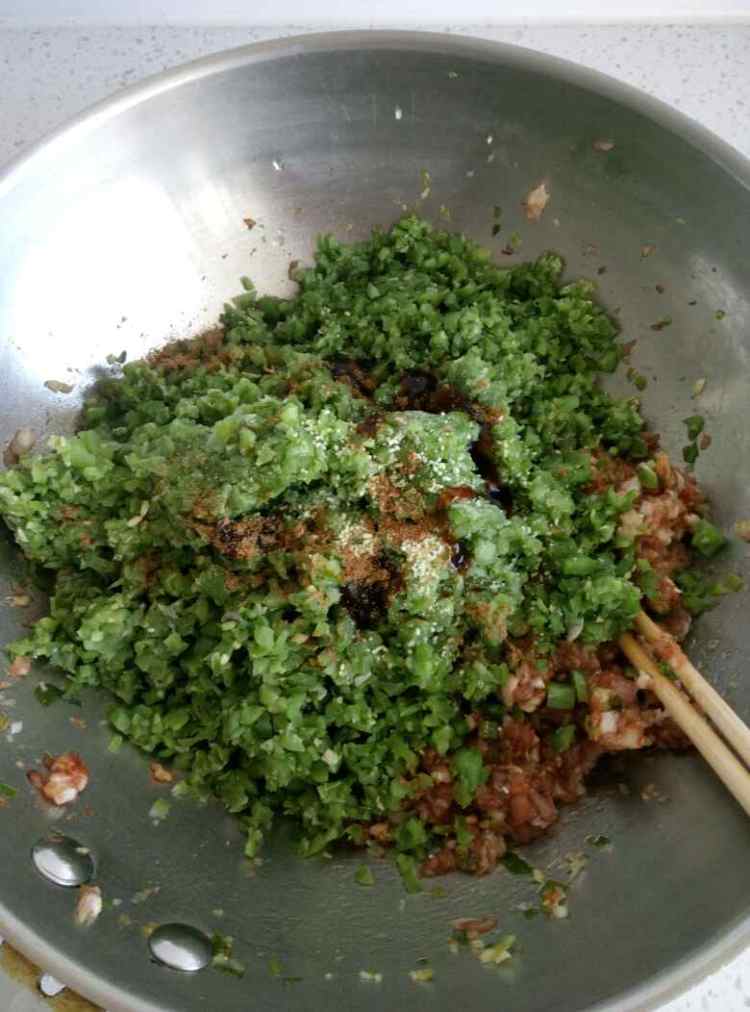 豆角包子步骤7