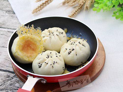 荠菜生煎包步骤16