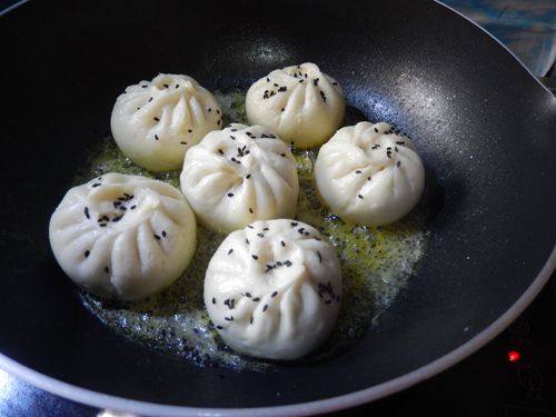荠菜生煎包步骤15