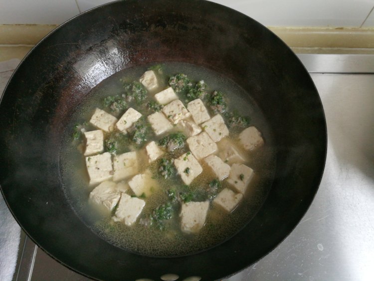 豆腐肉丸汤步骤7