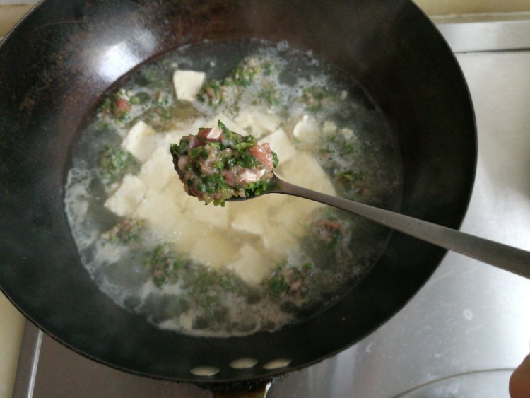 豆腐肉丸汤步骤5