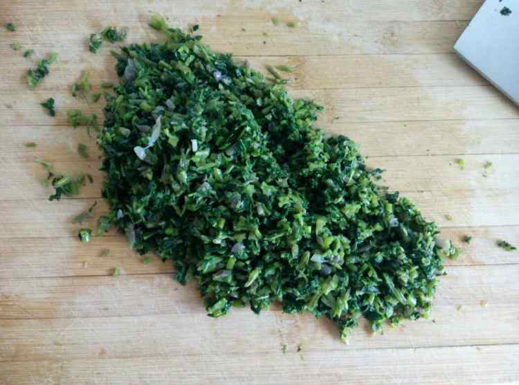 山芹菜饺子（山野菜系步骤2
