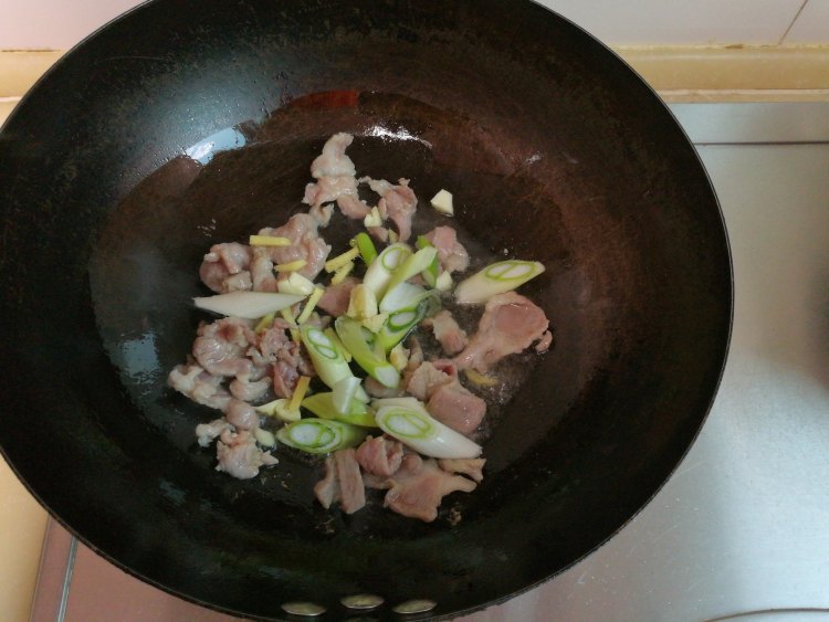 角瓜炒肉步骤3