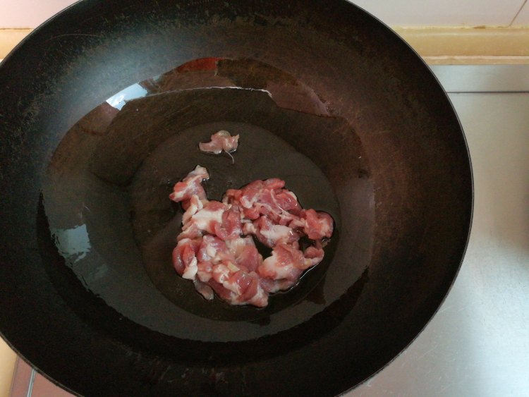角瓜炒肉步骤2