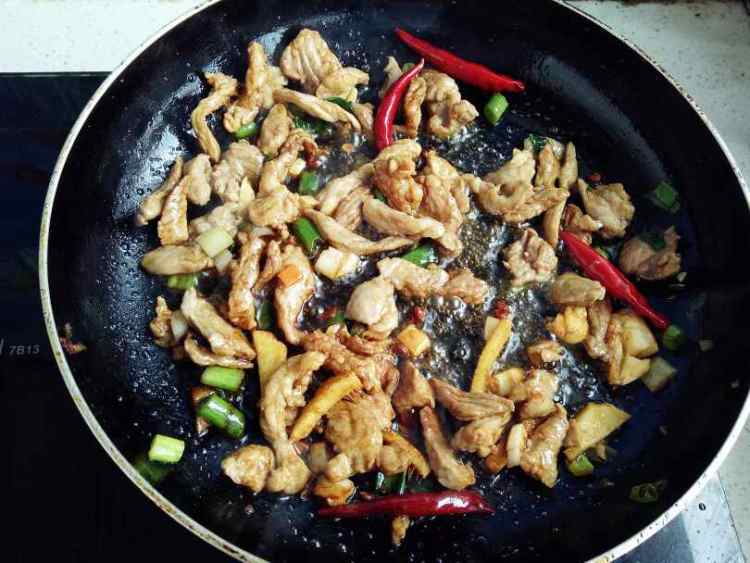 豆角小炒肉步骤6