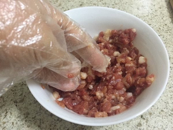 猪肉煎包步骤7
