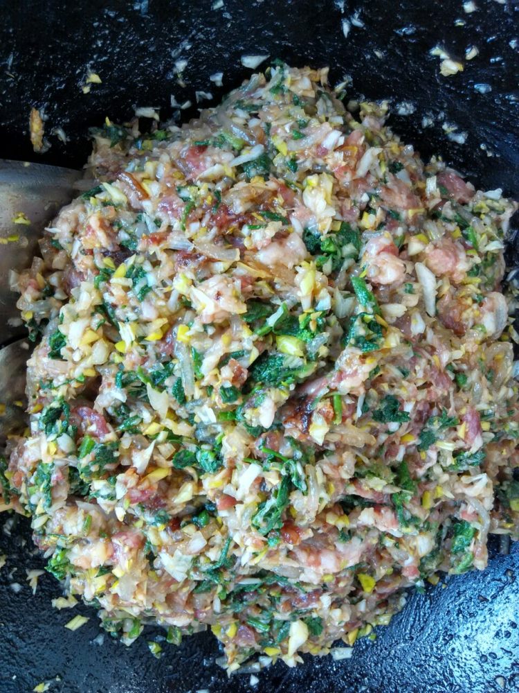荠菜大葱猪肉饺子步骤8