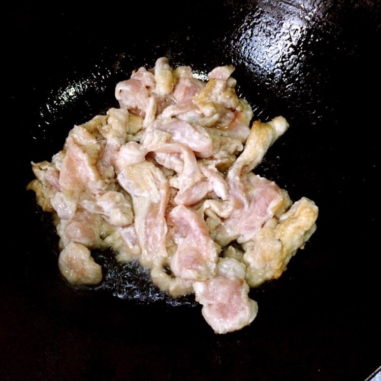 小炒瘦肉步骤3