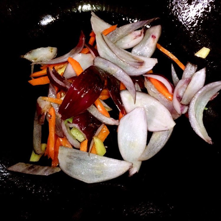 小炒瘦肉步骤5