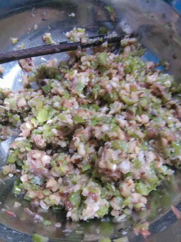 香菇豆角蒸饺步骤5