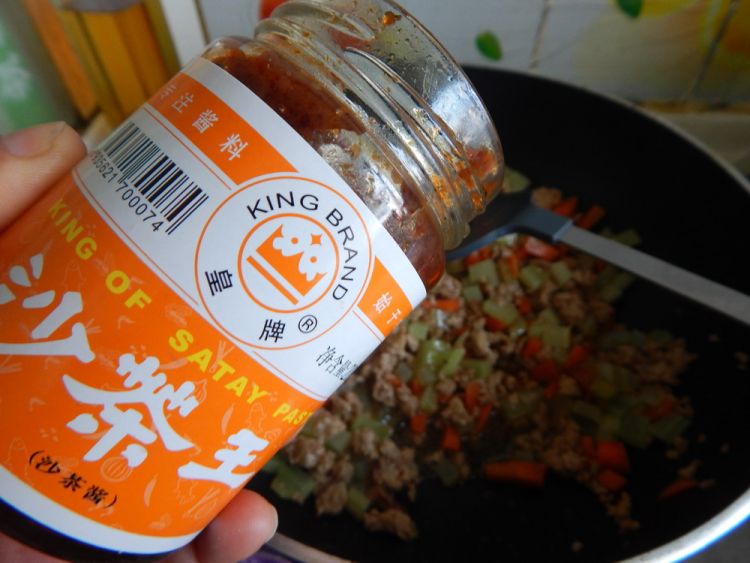 莴笋肉末凉拌米糊步骤9