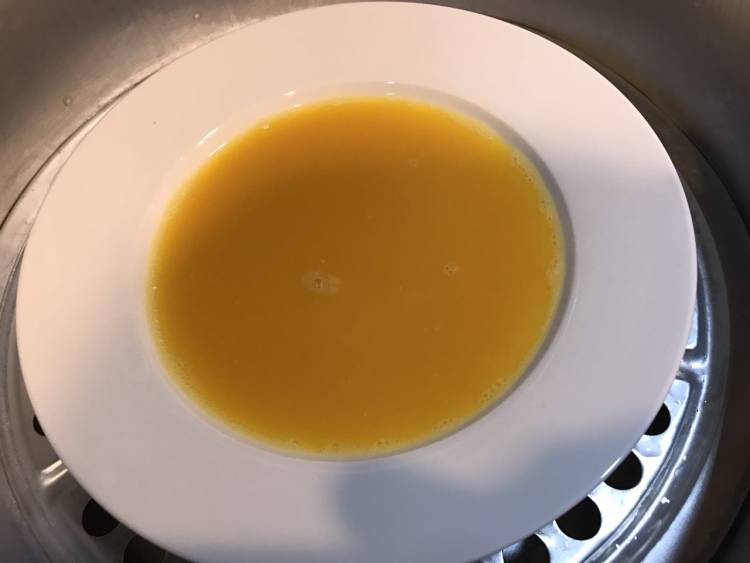 香菇肉沫蒸鸡蛋步骤5