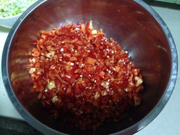 鲜肉辣椒酱步骤5