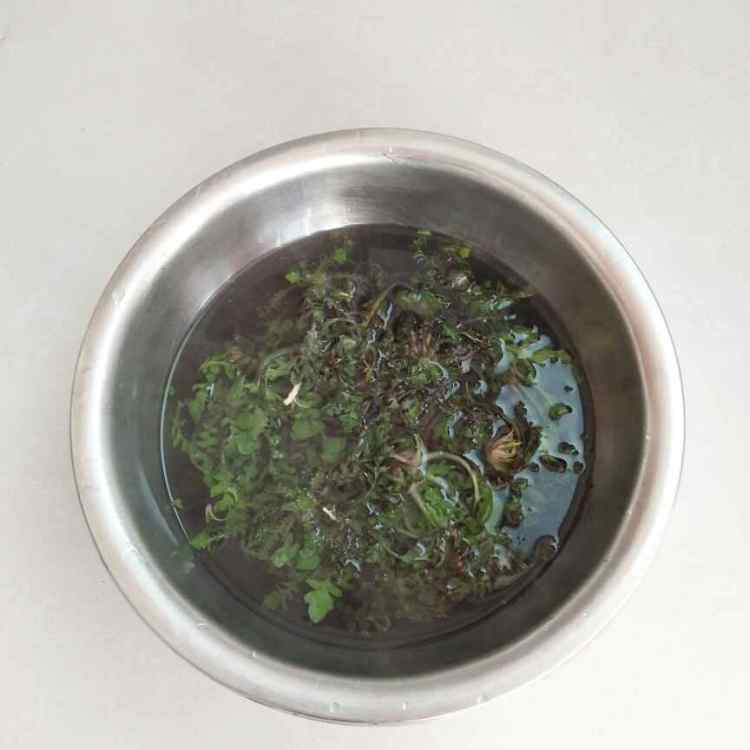 荠菜鲜肉锅贴步骤2