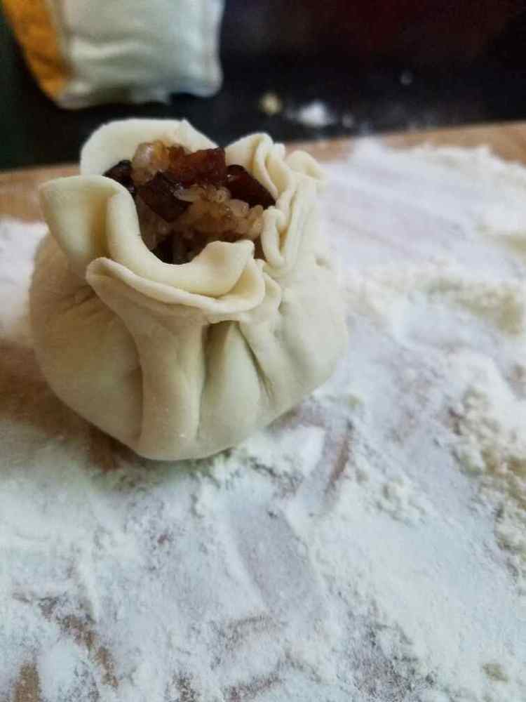 香菇烧麦步骤8