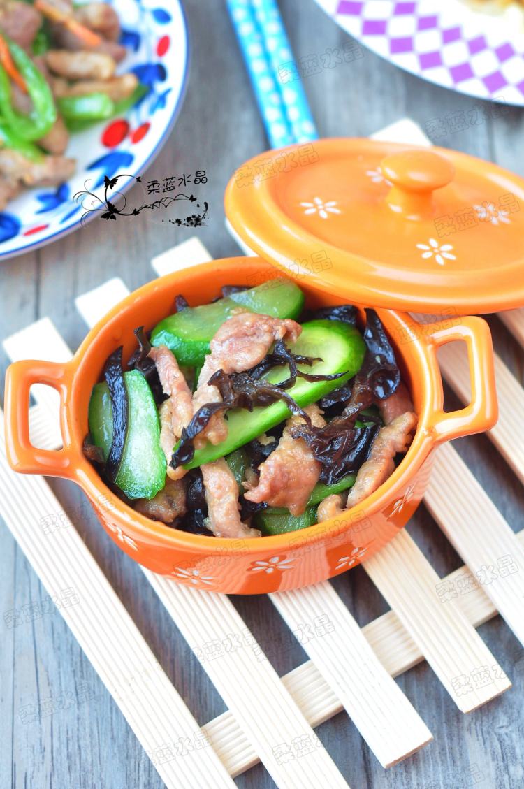 黄瓜熘肉片#本味家乡步骤10