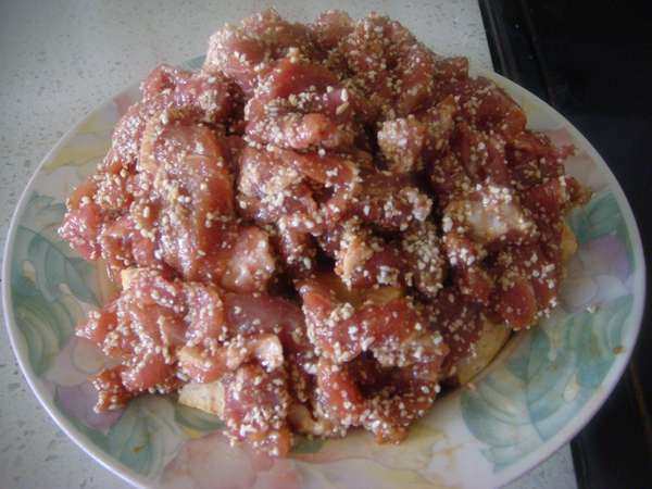 芋头粉蒸肉步骤7