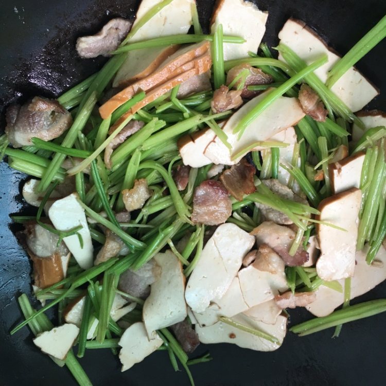 攸县香干炒肉步骤9