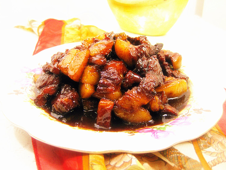 红烧肉#非转基因金龙步骤9