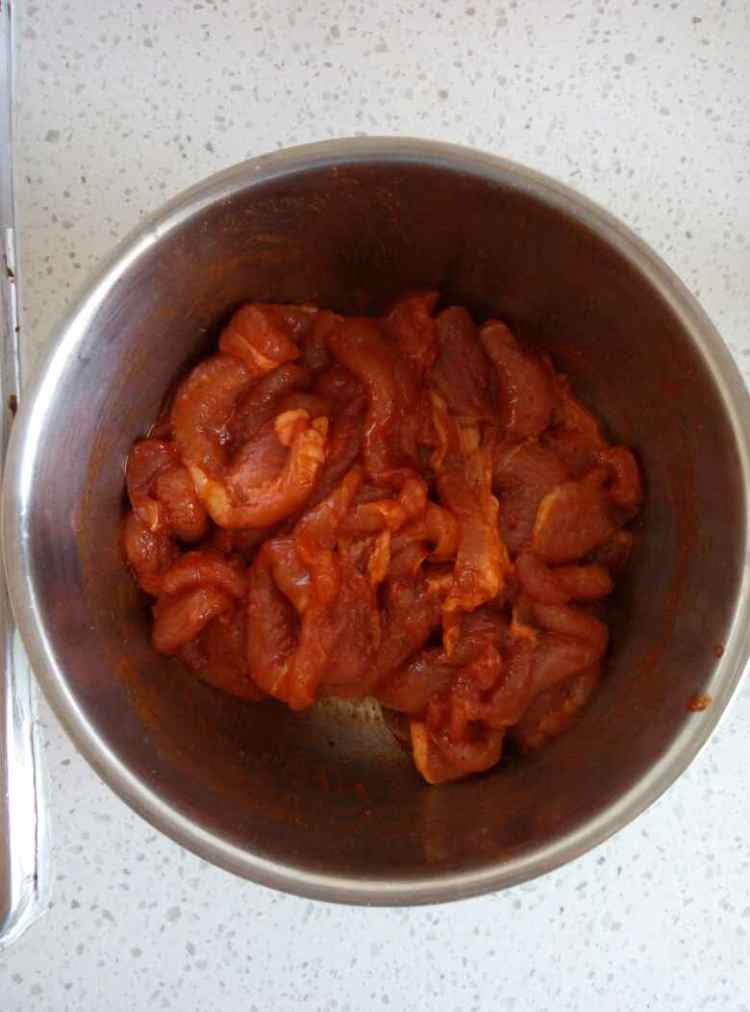 烤猪肉片步骤2