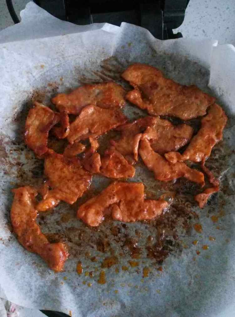 烤猪肉片步骤7