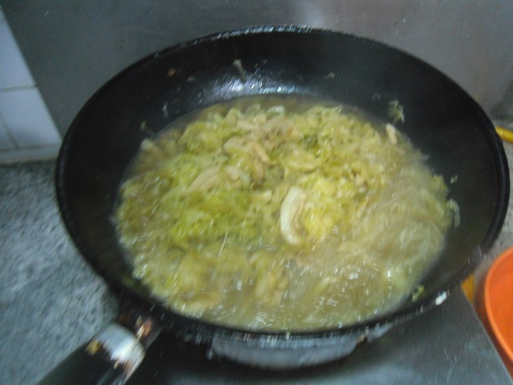 肉丝酸菜粉步骤10