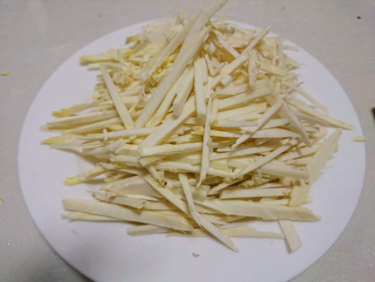 冬笋肉丝#非转基因金步骤3