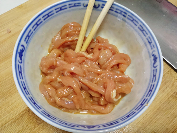 冬笋肉丝#非转基因金步骤6
