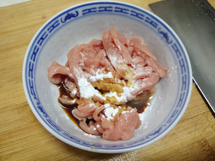 冬笋肉丝#非转基因金步骤5