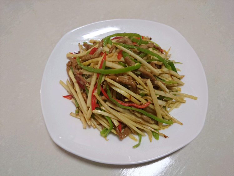 冬笋肉丝#非转基因金步骤16