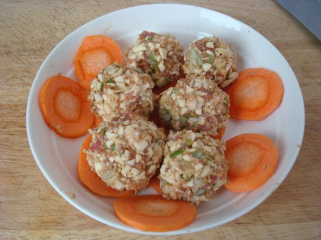蒸山药肉丸步骤7
