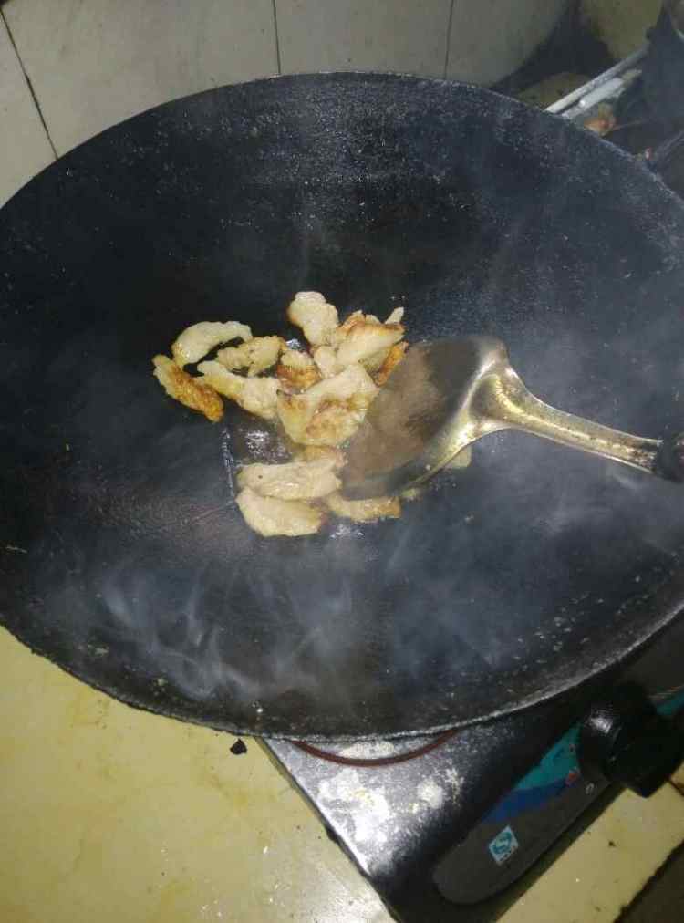 肉焖花菜步骤2