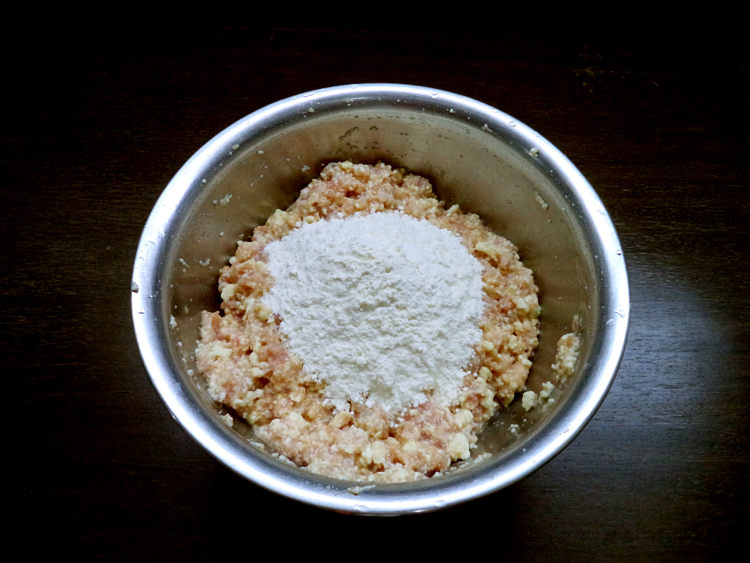 鲜肉豆腐丸步骤4