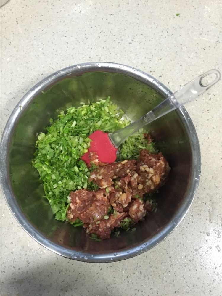 虾仁饺子步骤2